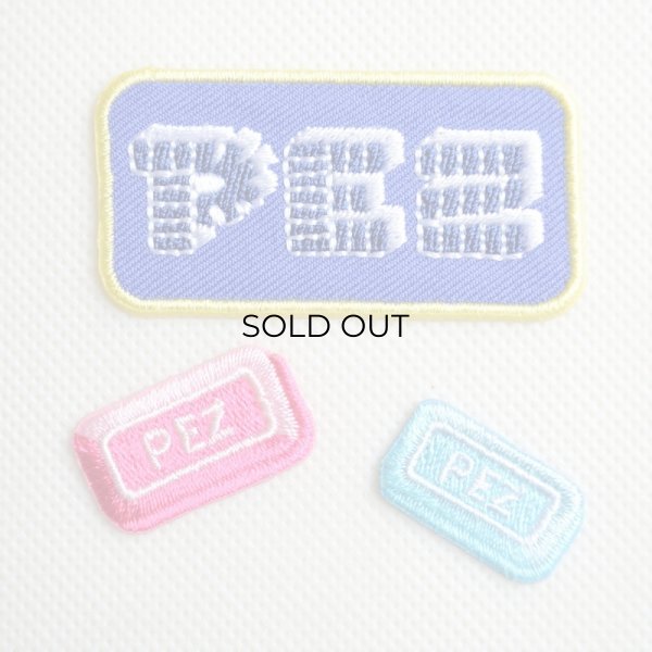 画像1: ミニワッペン PEZ ペッツ ロゴ 3枚組 (1)