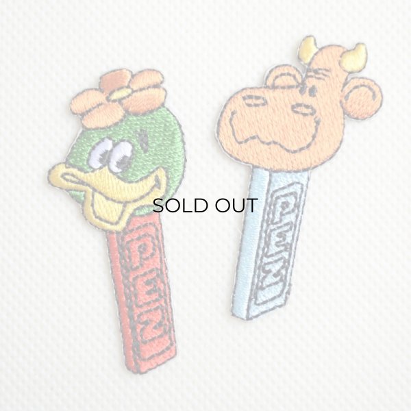 画像1: ミニワッペン PEZ ペッツ ディスペンサー 2枚組 (1)