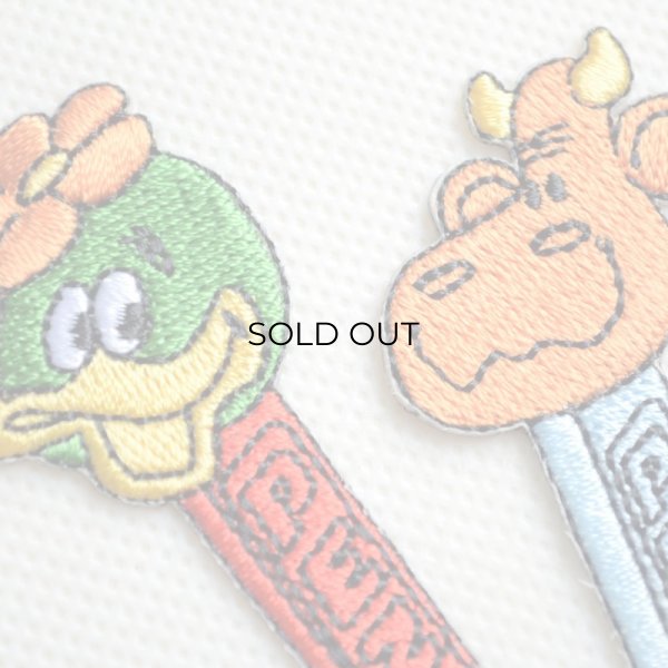 画像2: ミニワッペン PEZ ペッツ ディスペンサー 2枚組 (2)