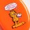 画像2: コインケース ガーフィールド GARFIELD オレンジ ラバー (2)