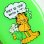 画像2: コインケース ガーフィールド GARFIELD グリーン ラバー (2)