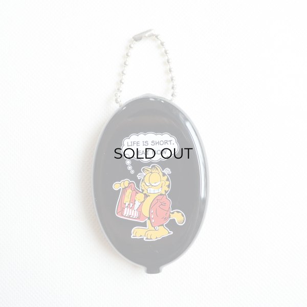 画像1: コインケース ガーフィールド GARFIELD ブラック ラバー (1)