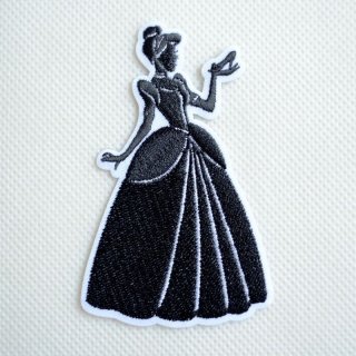 【ママさん】新品　ミキハウス　うさこワッペン　シンデレラ ワッペン アイロン ディズニー プリンセス シンデレラ ミニ シール