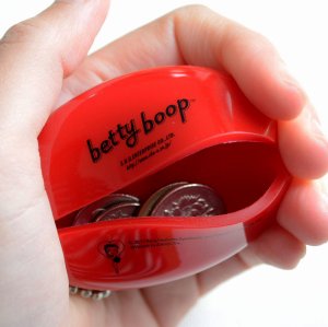 画像4: コインケース ベティブープ Betty Boop レッド  ラバー