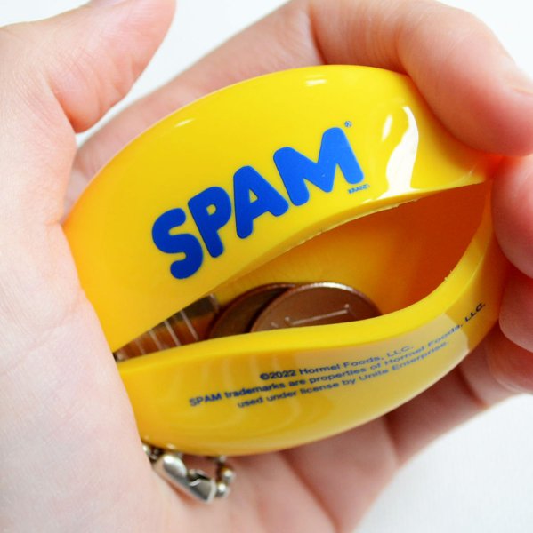 画像4: コインケース SPAM イエロー ラバー (4)