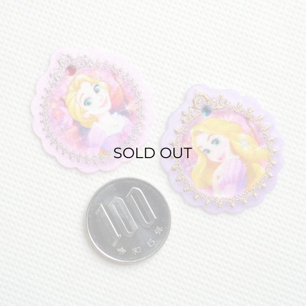 画像2: ワッペン ディズニープリンセス ラプンツェル ピンク＆パープル (2)