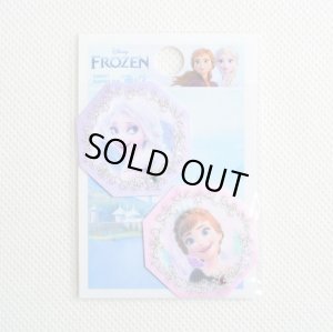 画像3: ワッペン アナと雪の女王2 アナ&エルサ パープル&ピンク