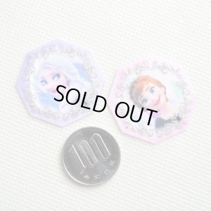 画像2: ワッペン アナと雪の女王2 アナ&エルサ パープル&ピンク