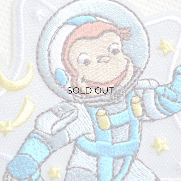 画像2: ワッペン おさるのジョージ CGTV アストロノーツ アイロン シール おしゃれ 大人 (2)