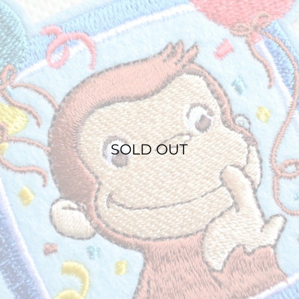 画像2: ワッペン おさるのジョージ CGTV バルーン アイロン シール おしゃれ 大人 (2)