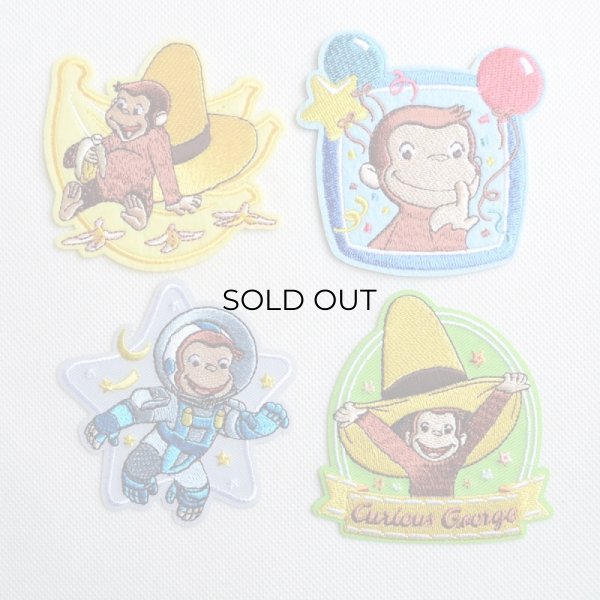 画像4: ワッペン おさるのジョージ CGTV アストロノーツ アイロン シール おしゃれ 大人 (4)