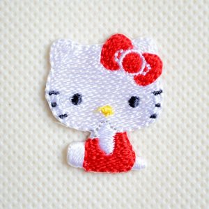 画像1: ワッペン ハローキティ おすわり HELLO KITTY サンリオ ミニ