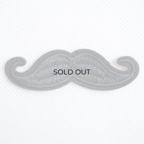 画像1: ワッペン ひげ ヒゲ (1)