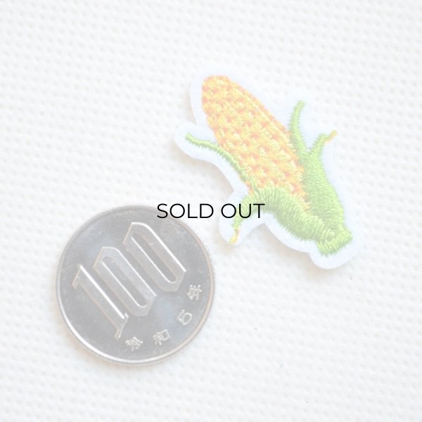 画像2: ワッペン とうもろこし コーン ミニ (2)
