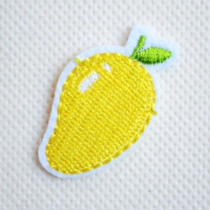 画像1: ワッペン レモン 檸檬 果物 ミニ