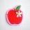 画像1: ワッペン りんご リンゴ 果物 ミニ (1)