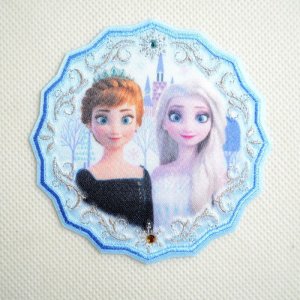 画像1: ワッペン アナと雪の女王2 ブルー ディズニー