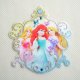 ワッペン プリンセス アリエルセンター シルバー