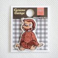 画像3: ワッペン おさるのジョージ 足組み CGTV ミニ アイロン シール おしゃれ 大人 (3)