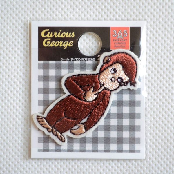 画像3: ワッペン おさるのジョージ おとぼけ CGTV ミニ アイロン シール おしゃれ 大人 (3)