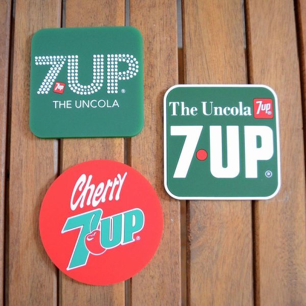 画像5: コースター 7UP THE UNCOLA ラバー (5)
