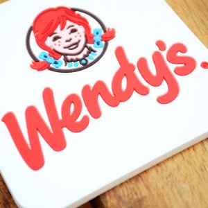 画像2: コースター ウェンディーズ Wendy's ラバー