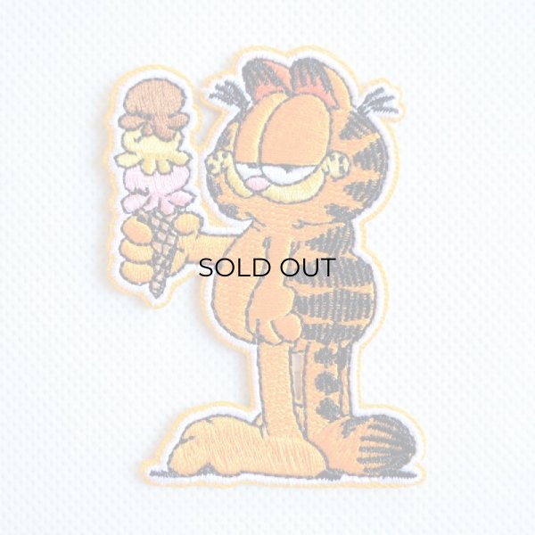 画像1: ワッペン ガーフィールド GARFIELD アイスクリーム (1)