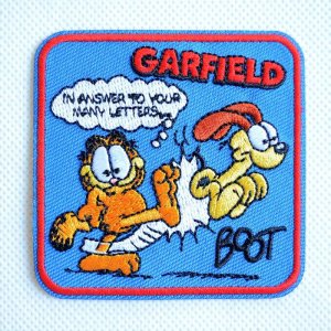 画像1: ワッペン ガーフィールド GARFIELD BOOT