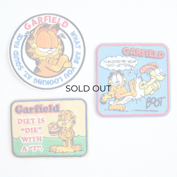 画像4: ワッペン ガーフィールド GARFIELD フェイス (4)