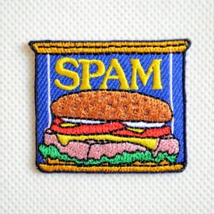 画像1: ワッペン スパム 缶 SPAM CAN　ミニ