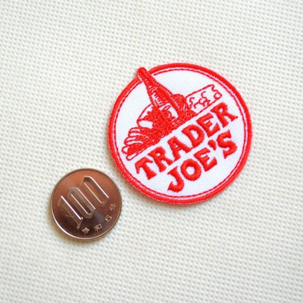 画像2: ワッペン トレーダージョーズ TRADER JOE'S　ミニ (2)