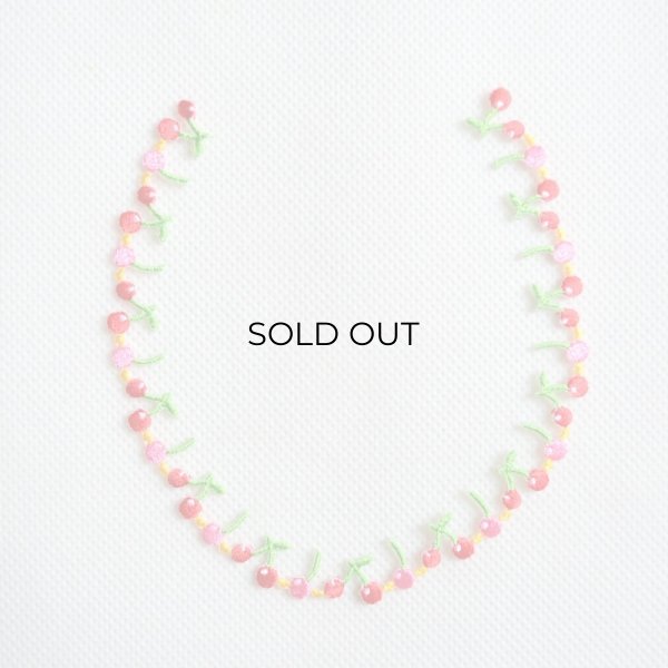 画像1: ワッペン さくらんぼ ライン (1)