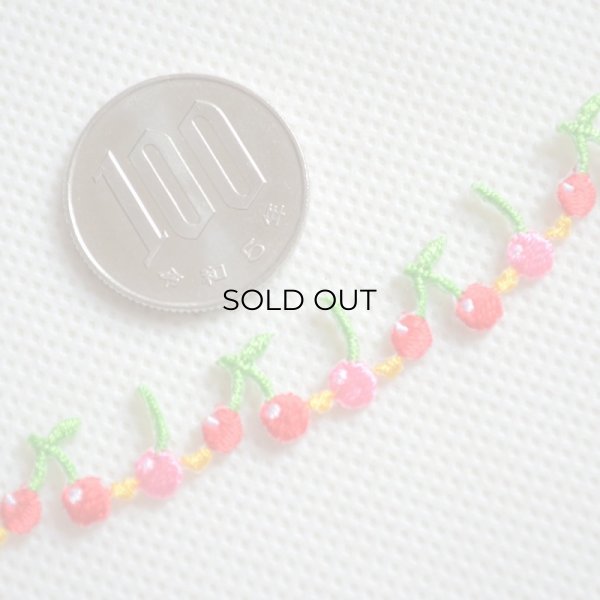 画像2: ワッペン さくらんぼ ライン (2)