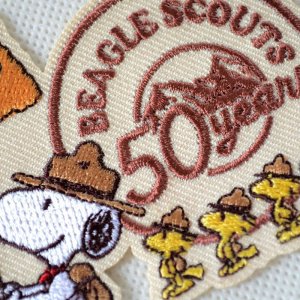 画像2: ワッペン ビーグルスカウト BEAGLE SCOUTS 50th スヌーピー&ウッドストック 