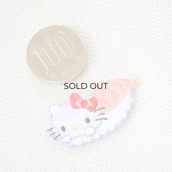 画像2: ワッペン お寿司やさん トロ ハローキティ HELLO KITTY サンリオ ミニ (2)