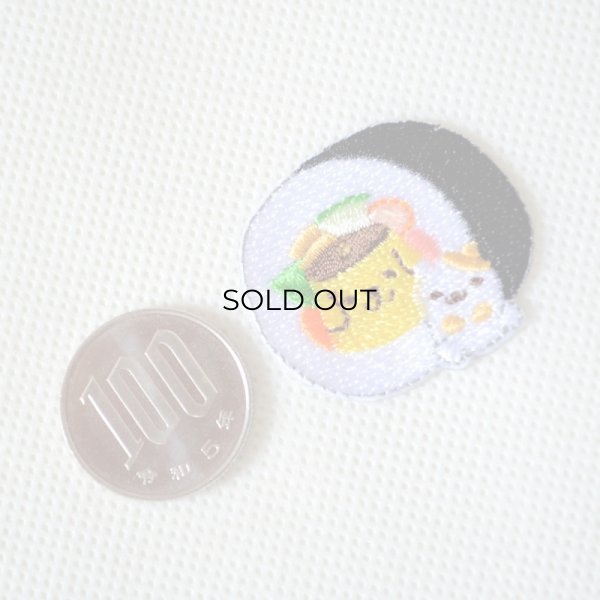 画像2: ワッペン お寿司やさん ポムポムプリン サンリオ ミニ (2)