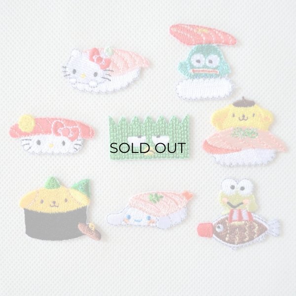 画像5: ワッペン お寿司やさん 鉄火巻き ハローキティ HELLO KITTY サンリオ ミニ (5)