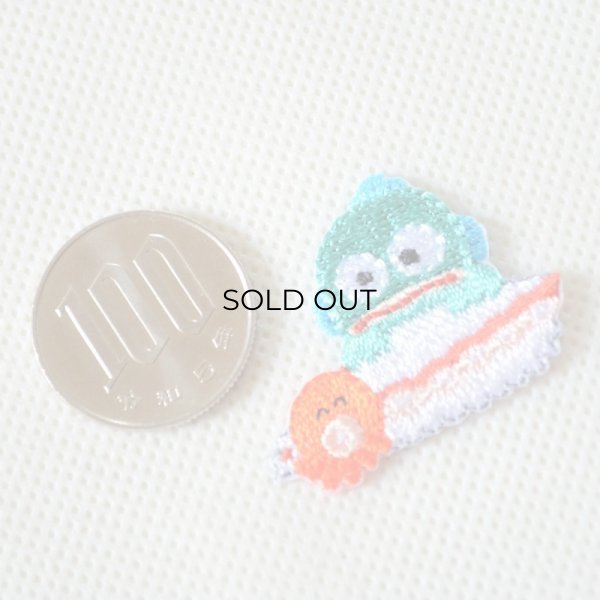 画像2: ワッペン お寿司やさん ハンギョドン サンリオ ミニ (2)