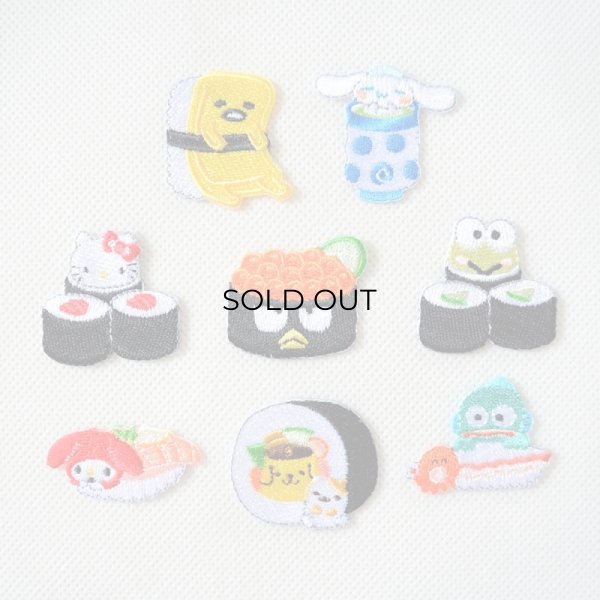 画像4: ワッペン お寿司やさん トロ ハローキティ HELLO KITTY サンリオ ミニ (4)