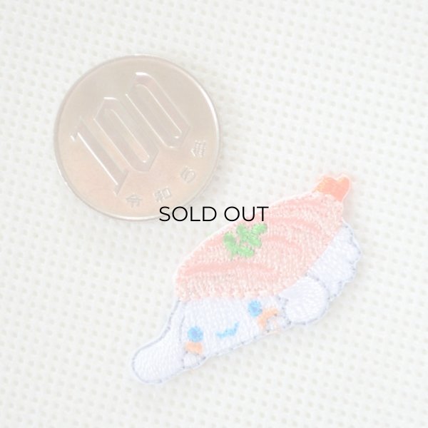 画像2: ワッペン お寿司やさん エビ シナモロール サンリオ ミニ (2)