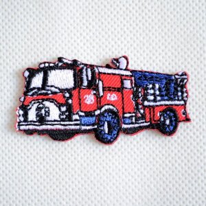 画像1: ワッペン 消防車