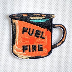 画像1: ワッペン マグカップ FUEL FIRE キャンパー