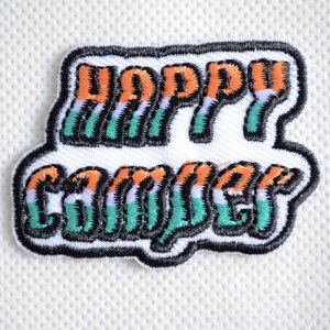 画像1: ワッペン HAPPY CAMPER キャンパー