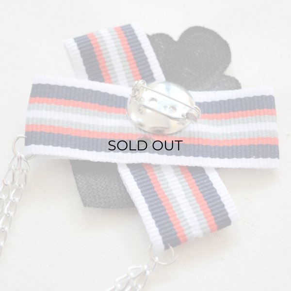 画像3: エンブレムブローチ ユニオンジャック(レース/リボン/ボタン/チェーン付き) (3)