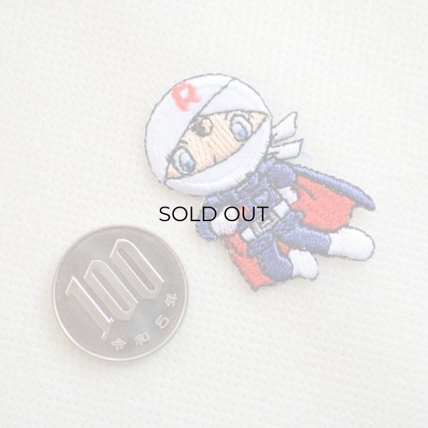 画像2: ワッペン それいけアンパンマン ロールパンナ ミニ (2)