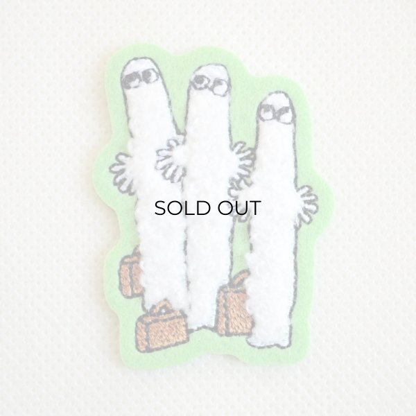 画像1: ワッペン ムーミン ニョロニョロ (1)