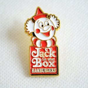 画像1: ピンバッジ ジャックインザボックス Jack in the Box アメリカン