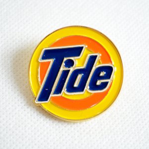 画像1: ピンバッジ タイド Tide アメリカン