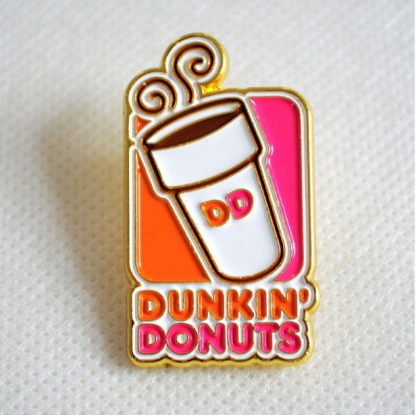 画像1: ピンバッジ ダンキンドーナツ Dunkin' Donuts アメリカン (1)