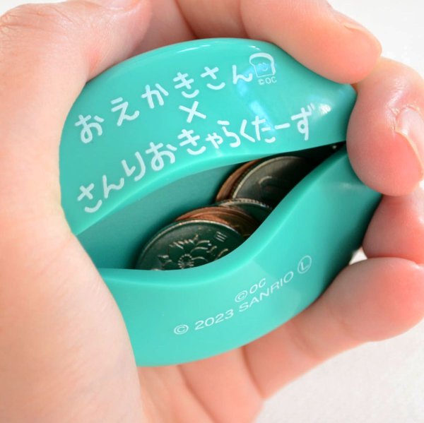 画像4: コインケース はんぎょどん おえかきさん サンリオ ラバー (4)